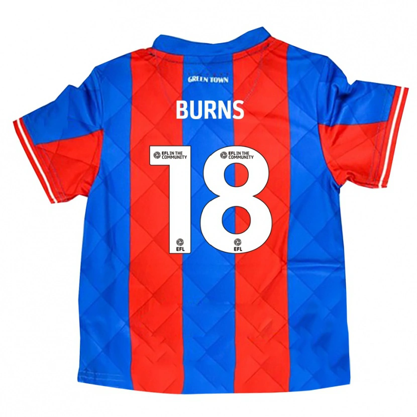 Danxen Kid Darragh Burns #18 Blue Red White Away Jersey 2025/26 T-Shirt