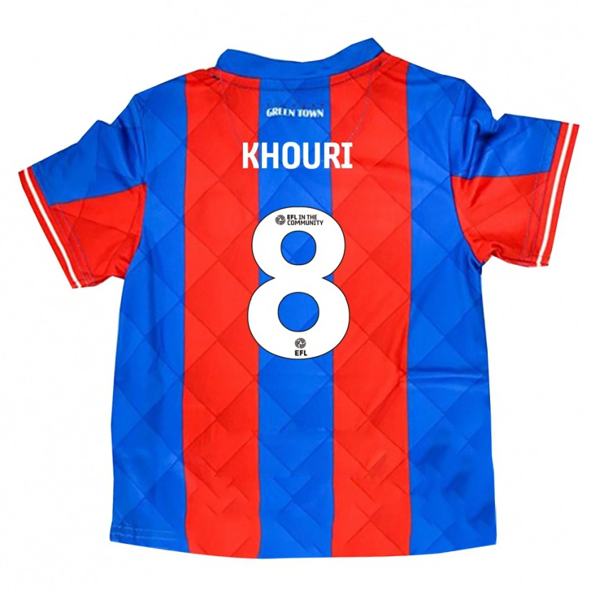 Danxen Kid Evan Khouri #8 Blue Red White Away Jersey 2025/26 T-Shirt