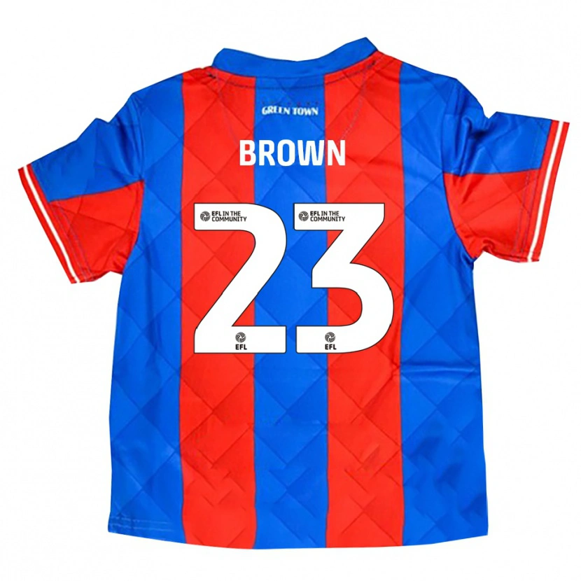 Danxen Kid Henry Brown #23 Blue Red White Away Jersey 2025/26 T-Shirt