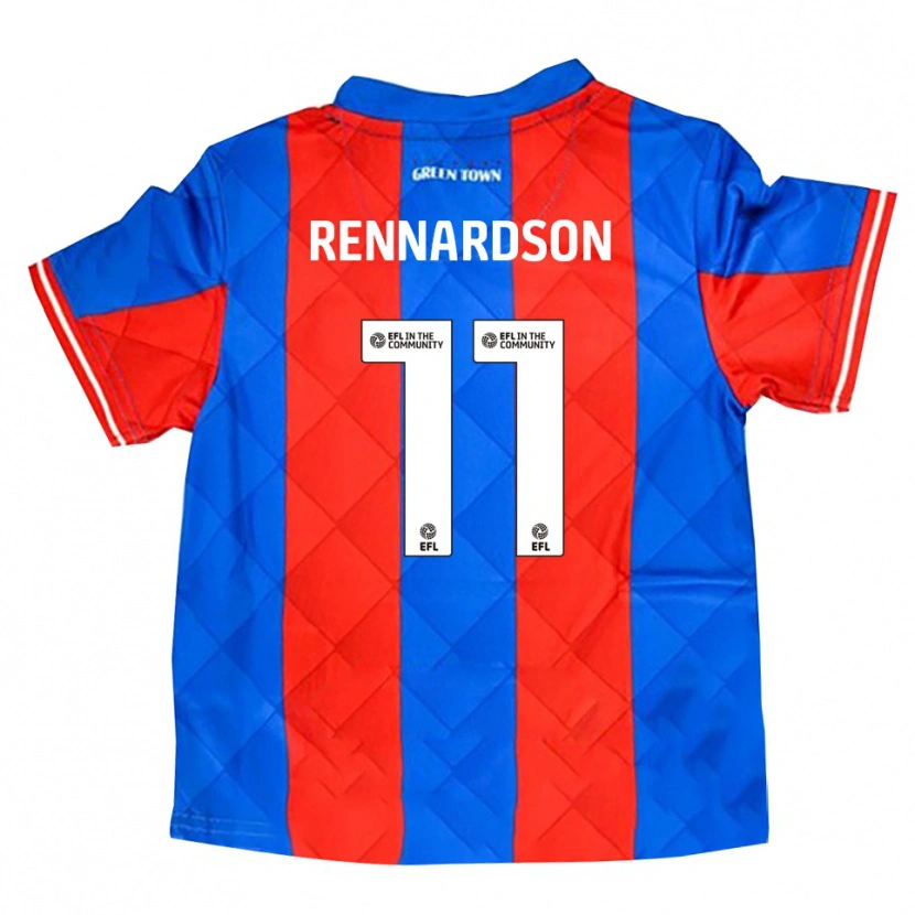Danxen Kid Tom Rennardson #11 Blue Red White Away Jersey 2025/26 T-Shirt