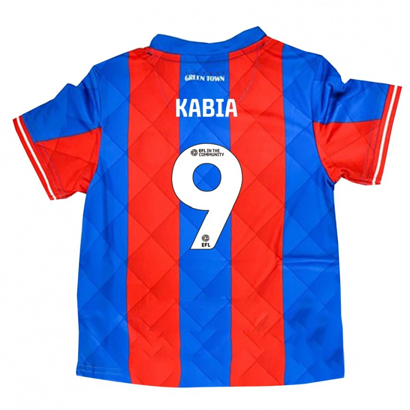 Danxen Kid Jaze Kabia #9 Blue Red White Away Jersey 2025/26 T-Shirt