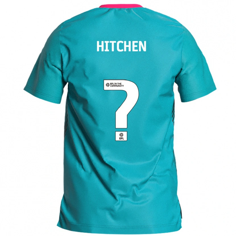 Danxen Kid Rebecca Hitchen #0 Sky Blue Pink Away Jersey 2025/26 T-Shirt