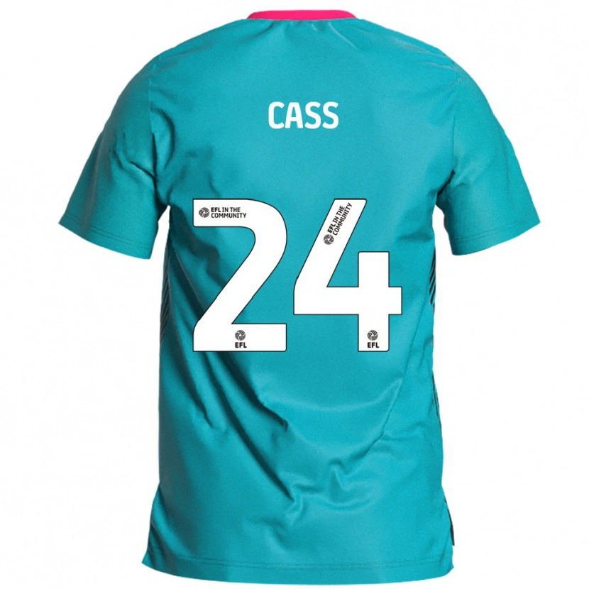 Danxen Kid Lewis Cass #24 Sky Blue Pink Away Jersey 2025/26 T-Shirt