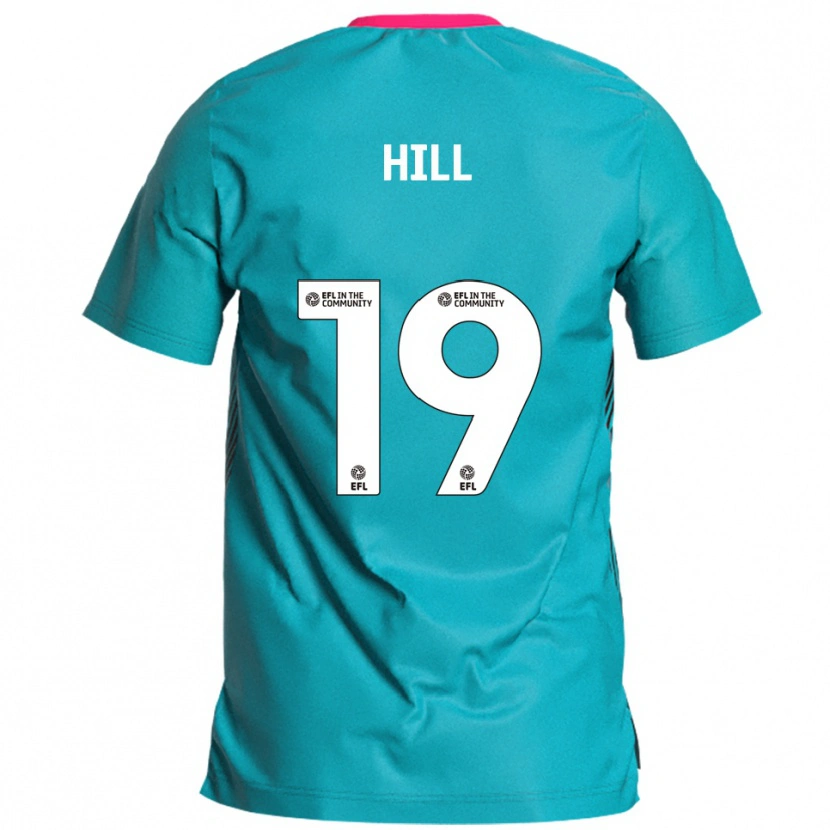 Danxen Kid Tom Hill #19 Sky Blue Pink Away Jersey 2025/26 T-Shirt