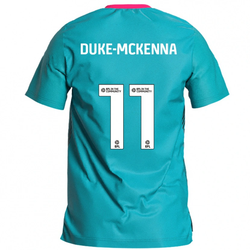 Danxen Kid Stephen Duke-Mckenna #11 Sky Blue Pink Away Jersey 2025/26 T-Shirt