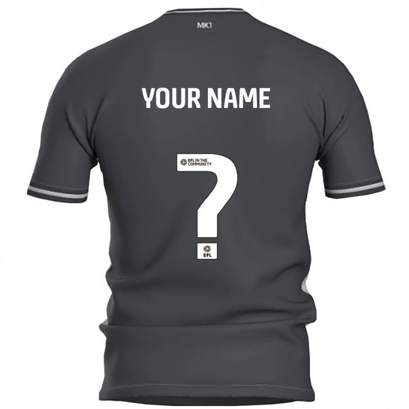 Danxen Kid Your Name #0 Gray Silver Away Jersey 2025/26 T-Shirt