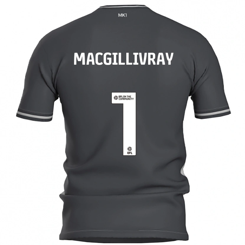 Danxen Kid Craig Macgillivray #1 Gray Silver Away Jersey 2025/26 T-Shirt