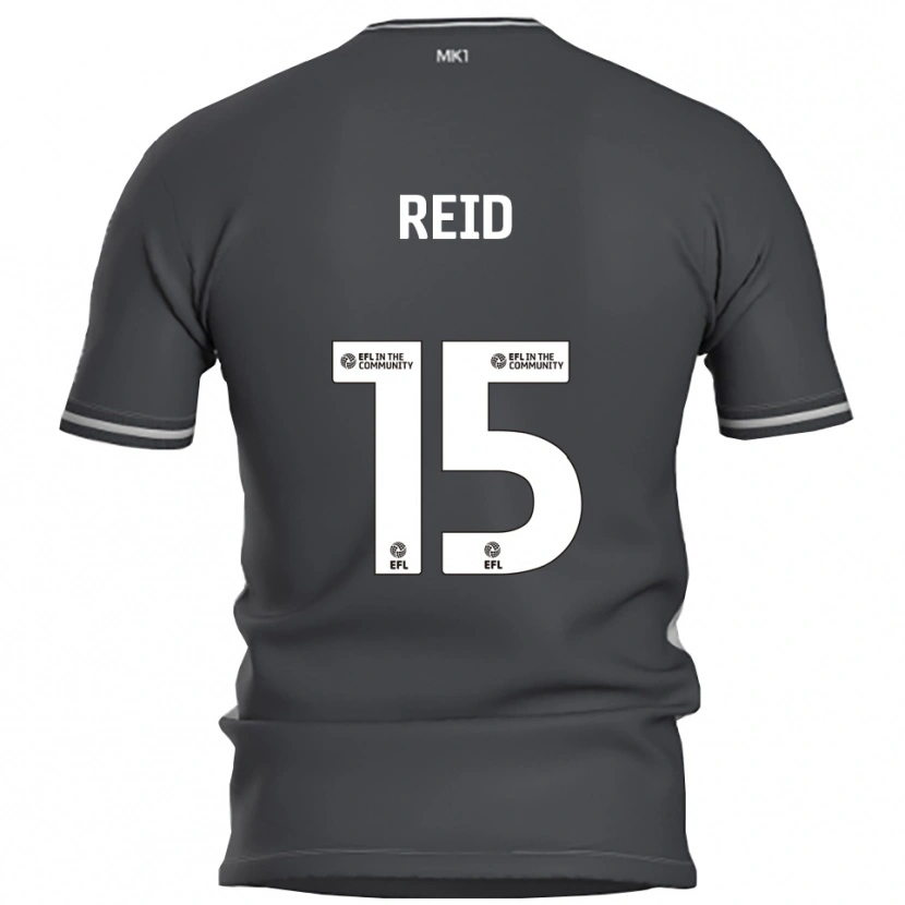 Danxen Kid Mia Reid #15 Gray Silver Away Jersey 2025/26 T-Shirt