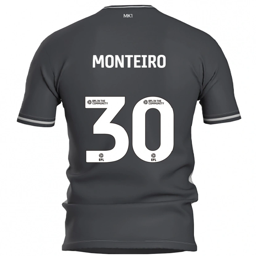 Danxen Kid Jesse Da Costa Monteiro #30 Gray Silver Away Jersey 2025/26 T-Shirt