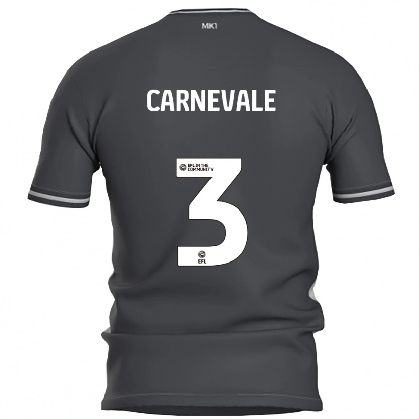 Danxen Kid Giusy Carnevale #3 Gray Silver Away Jersey 2025/26 T-Shirt
