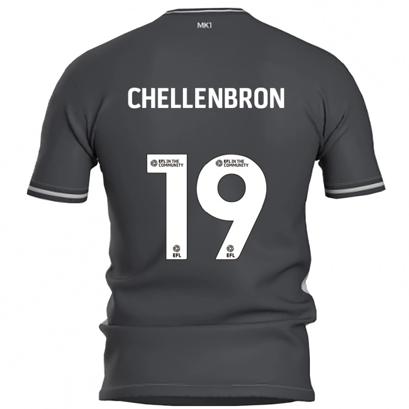 Danxen Kid Katie Chellenbron #19 Gray Silver Away Jersey 2025/26 T-Shirt