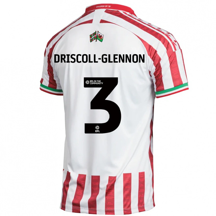 Danxen Kid Anthony Driscoll-Glennon #3 Red White Away Jersey 2025/26 T-Shirt