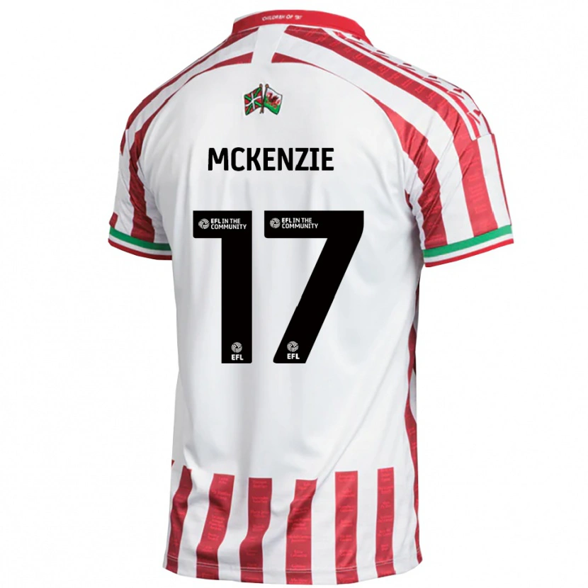 Danxen Kid Myles Mckenzie #17 Red White Away Jersey 2025/26 T-Shirt