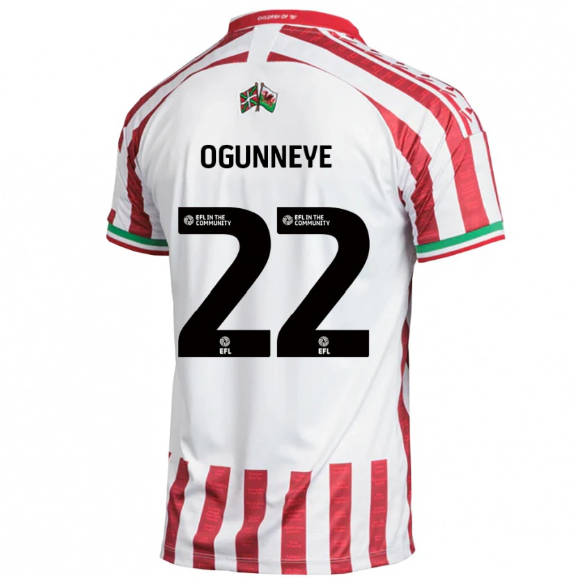 Danxen Kid Habeeb Ogunneye #22 Red White Away Jersey 2025/26 T-Shirt
