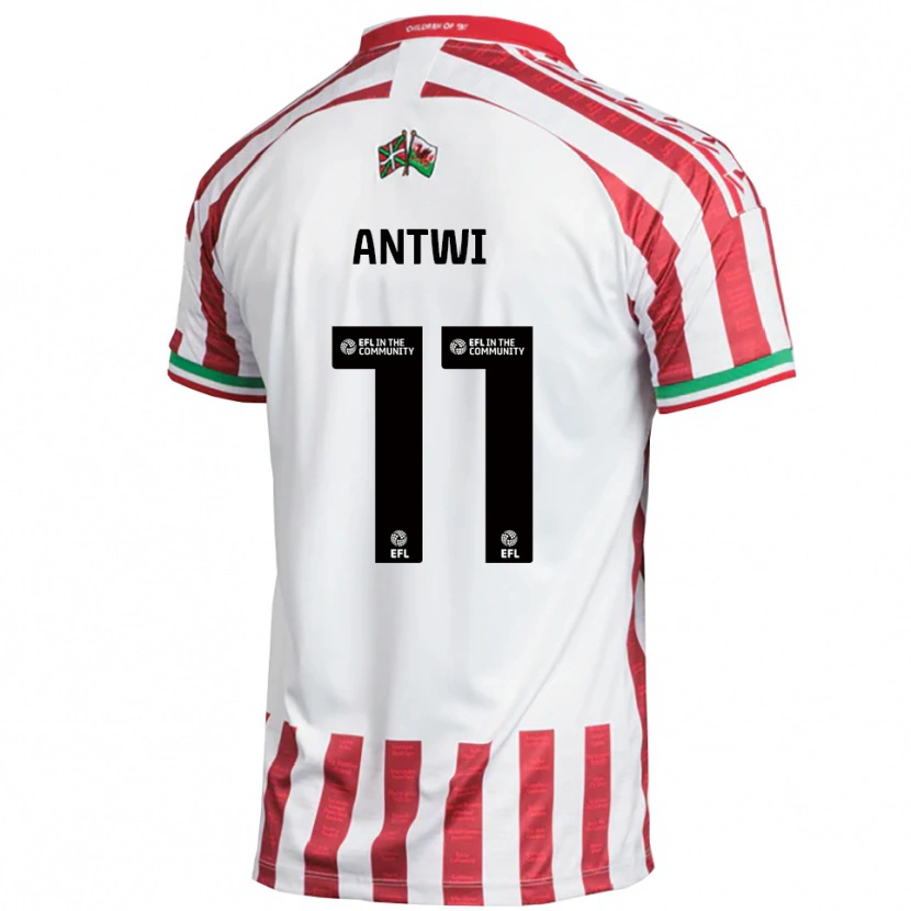 Danxen Kid Cameron Antwi #11 Red White Away Jersey 2025/26 T-Shirt