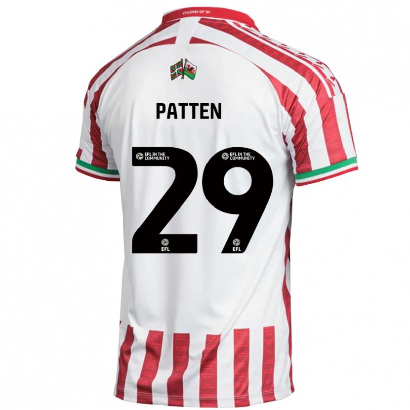 Danxen Kid Keenan Patten #29 Red White Away Jersey 2025/26 T-Shirt