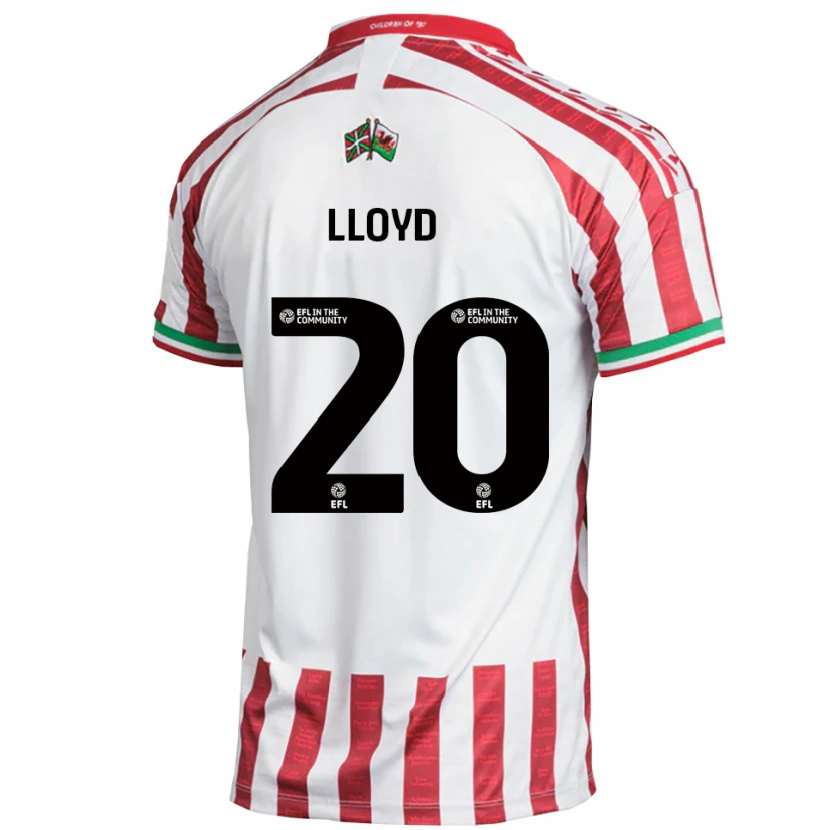 Danxen Kid Ben Lloyd #20 Red White Away Jersey 2025/26 T-Shirt