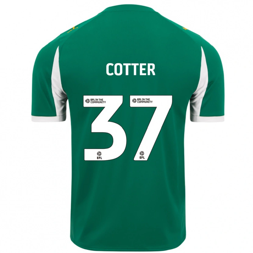 Danxen Kid Barry Cotter #37 Green White Away Jersey 2025/26 T-Shirt