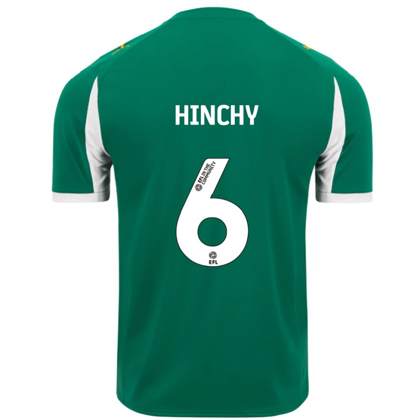 Danxen Kid Jack Hinchy #6 Green White Away Jersey 2025/26 T-Shirt