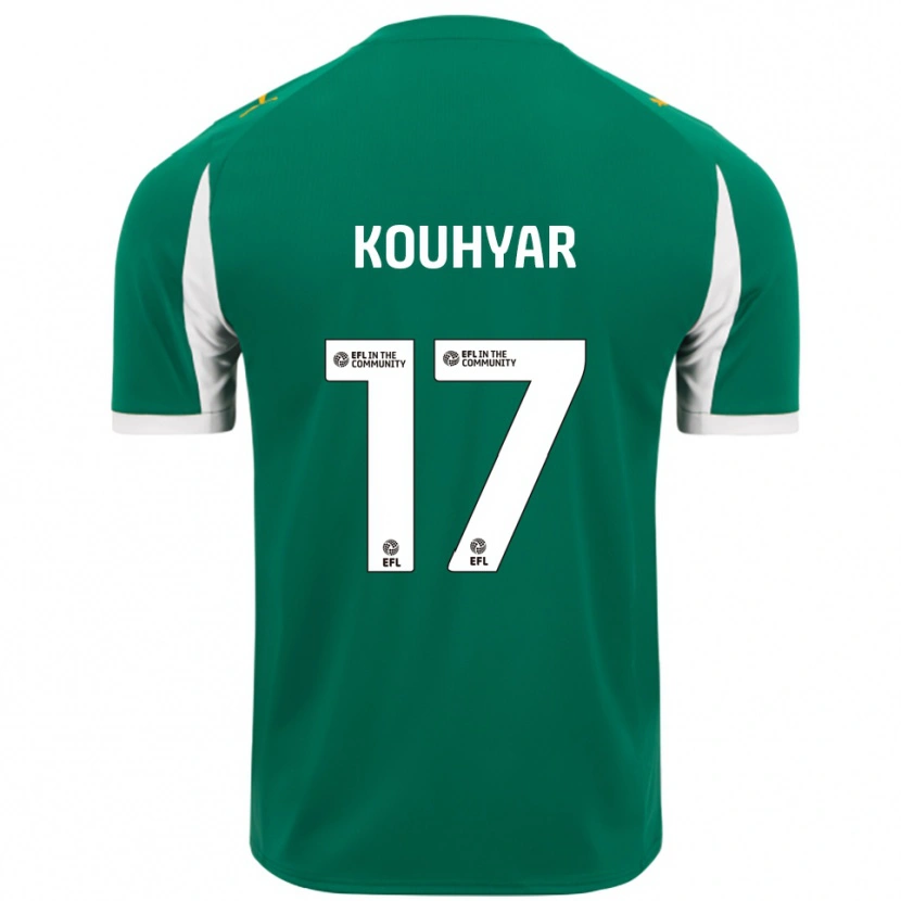 Danxen Kid Maziar Kouhyar #17 Green White Away Jersey 2025/26 T-Shirt