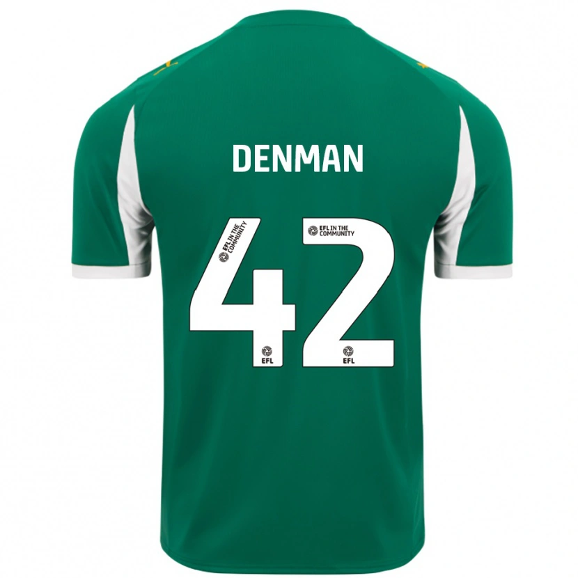 Danxen Kid Zac Denman #42 Green White Away Jersey 2025/26 T-Shirt