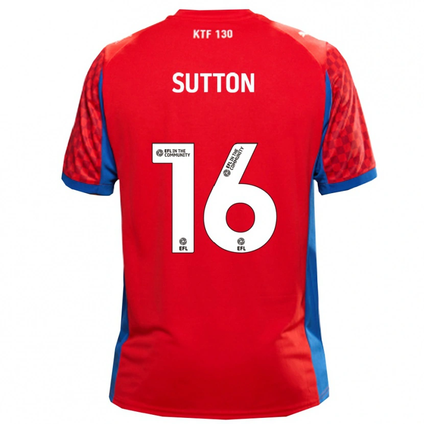 Danxen Kid Will Sutton #16 Red Blue Away Jersey 2025/26 T-Shirt