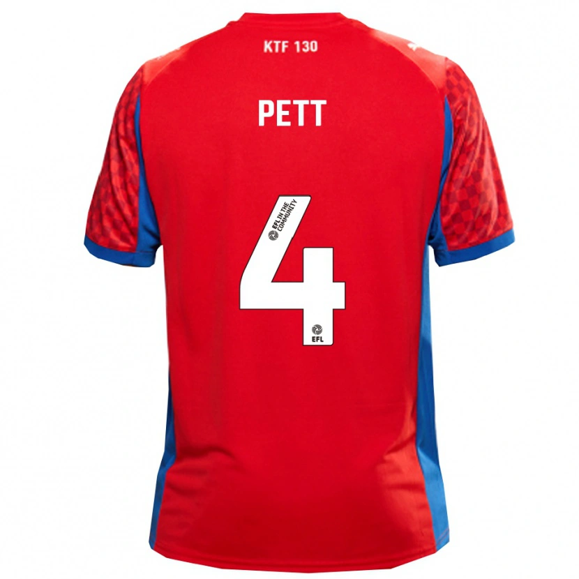 Danxen Kid Tom Pett #4 Red Blue Away Jersey 2025/26 T-Shirt