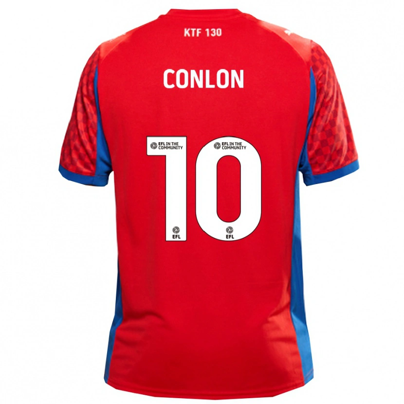 Danxen Kid Tom Conlon #10 Red Blue Away Jersey 2025/26 T-Shirt