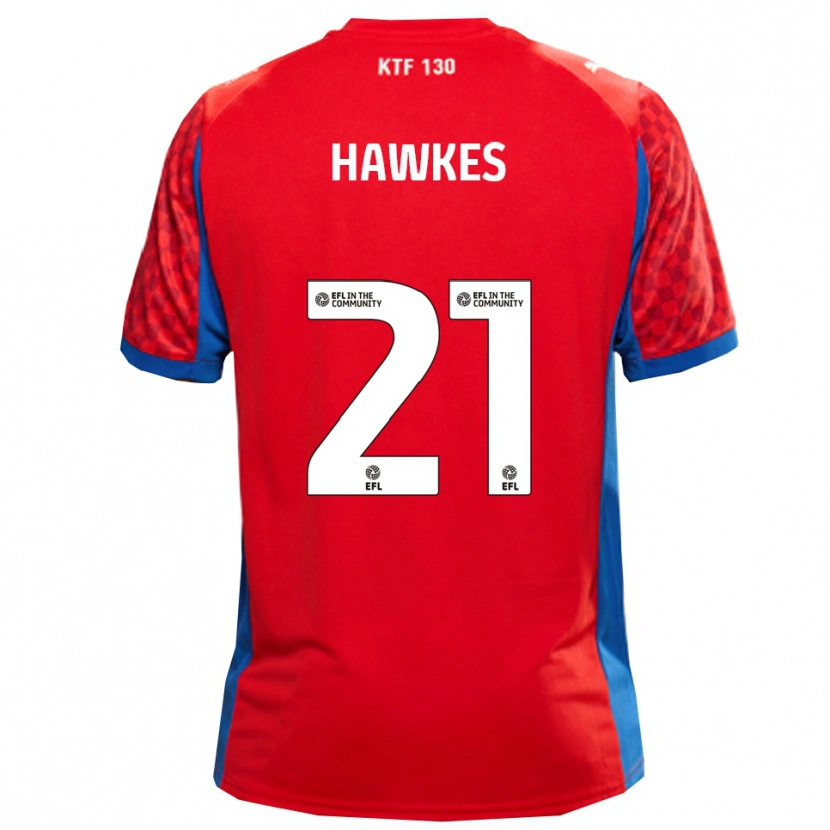 Danxen Kid Josh Hawkes #21 Red Blue Away Jersey 2025/26 T-Shirt
