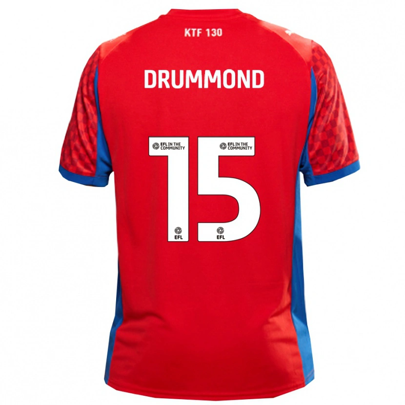 Danxen Kid Kane Drummond #15 Red Blue Away Jersey 2025/26 T-Shirt