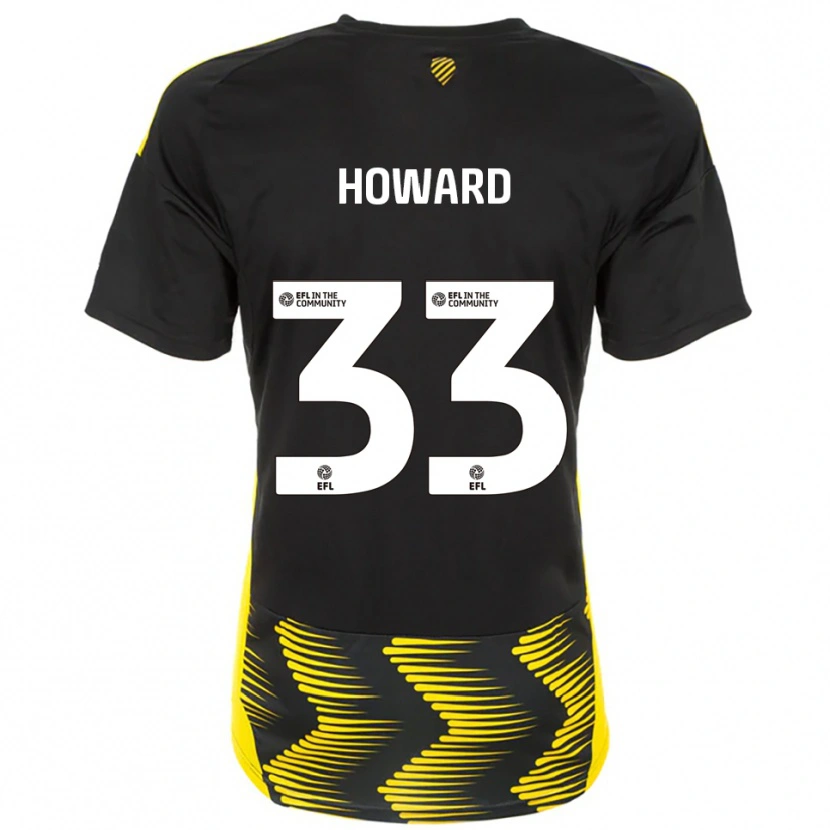Danxen Kid Mark Howard #33 Black Yellow Away Jersey 2025/26 T-Shirt
