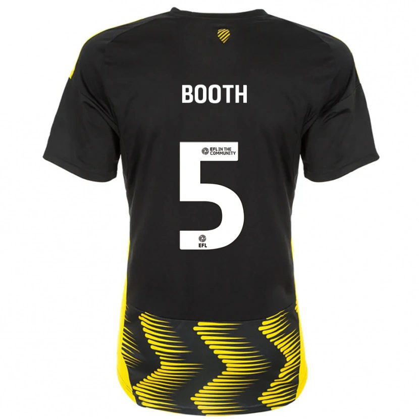Danxen Kid Lailah Booth #5 Black Yellow Away Jersey 2025/26 T-Shirt
