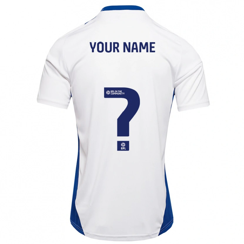 Danxen Kid Your Name #0 White Blue Away Jersey 2025/26 T-Shirt