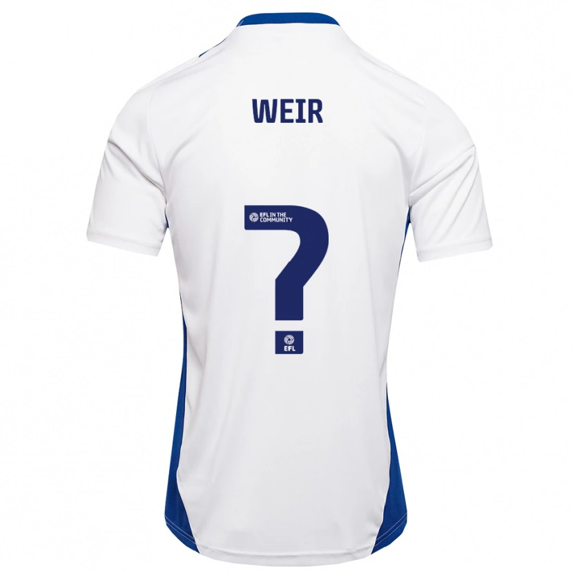 Danxen Kid Taye Weir #0 White Blue Away Jersey 2025/26 T-Shirt