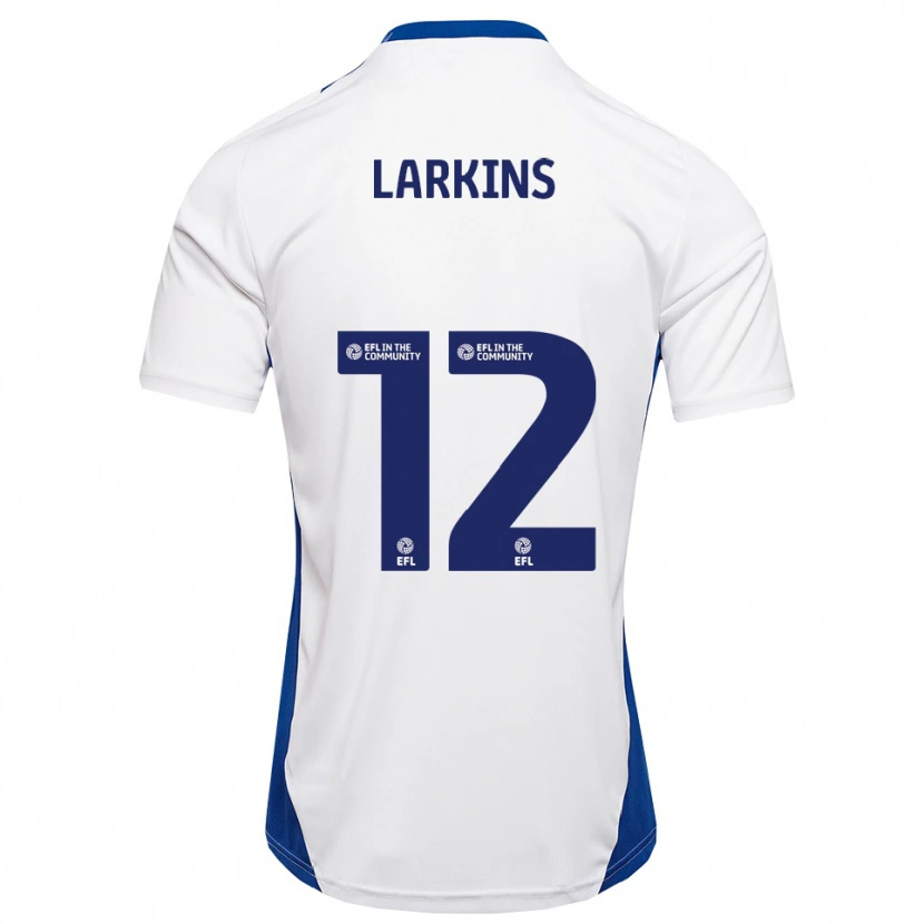 Danxen Kid Kian Larkins #12 White Blue Away Jersey 2025/26 T-Shirt