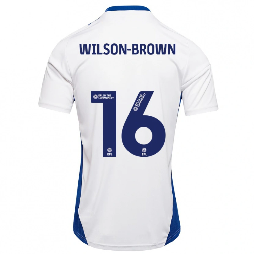 Danxen Kid Tom Wilson-Brown #16 White Blue Away Jersey 2025/26 T-Shirt