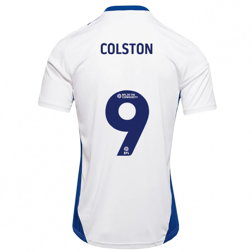 Danxen Kid Annie Colston #9 White Blue Away Jersey 2025/26 T-Shirt