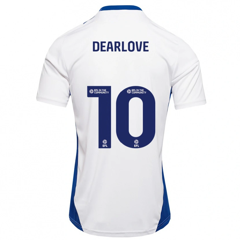 Danxen Kid Poppy Dearlove #10 White Blue Away Jersey 2025/26 T-Shirt