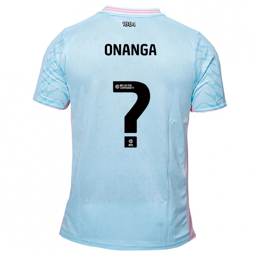 Danxen Kid Kiera Onanga #0 Sky Blue Pink Away Jersey 2025/26 T-Shirt
