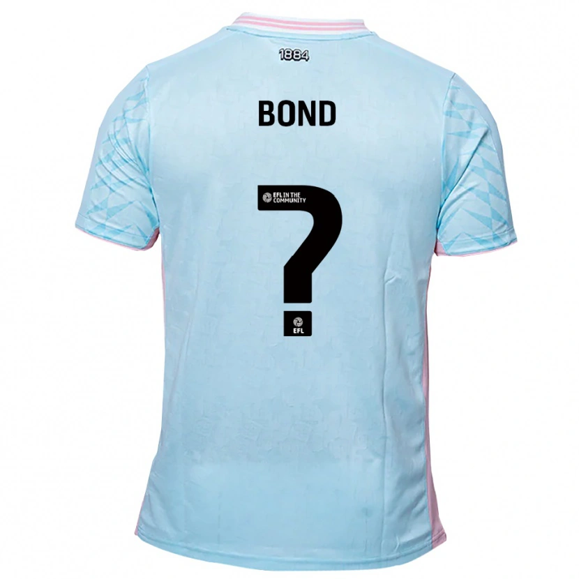 Danxen Kid Shaney Bond #0 Sky Blue Pink Away Jersey 2025/26 T-Shirt