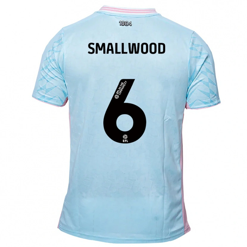 Danxen Kid Richard Smallwood #6 Sky Blue Pink Away Jersey 2025/26 T-Shirt
