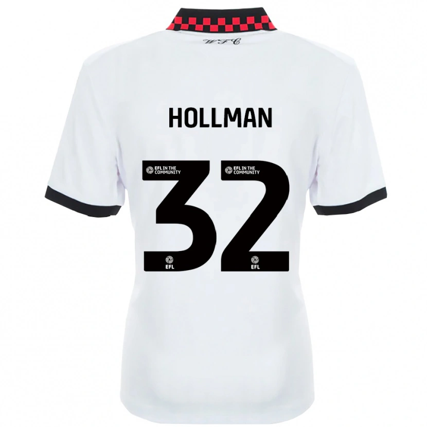 Danxen Kid Jake Hollman #32 White Black Away Jersey 2025/26 T-Shirt