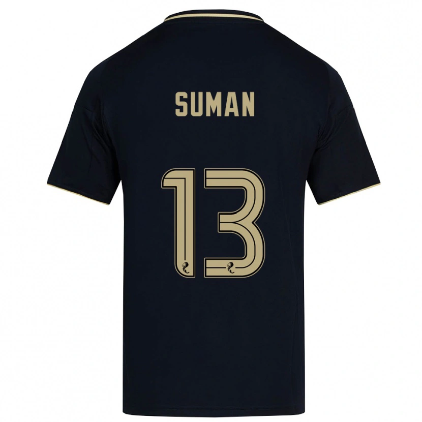 Danxen Kid Nick Suman #13 Navy Gold Away Jersey 2025/26 T-Shirt