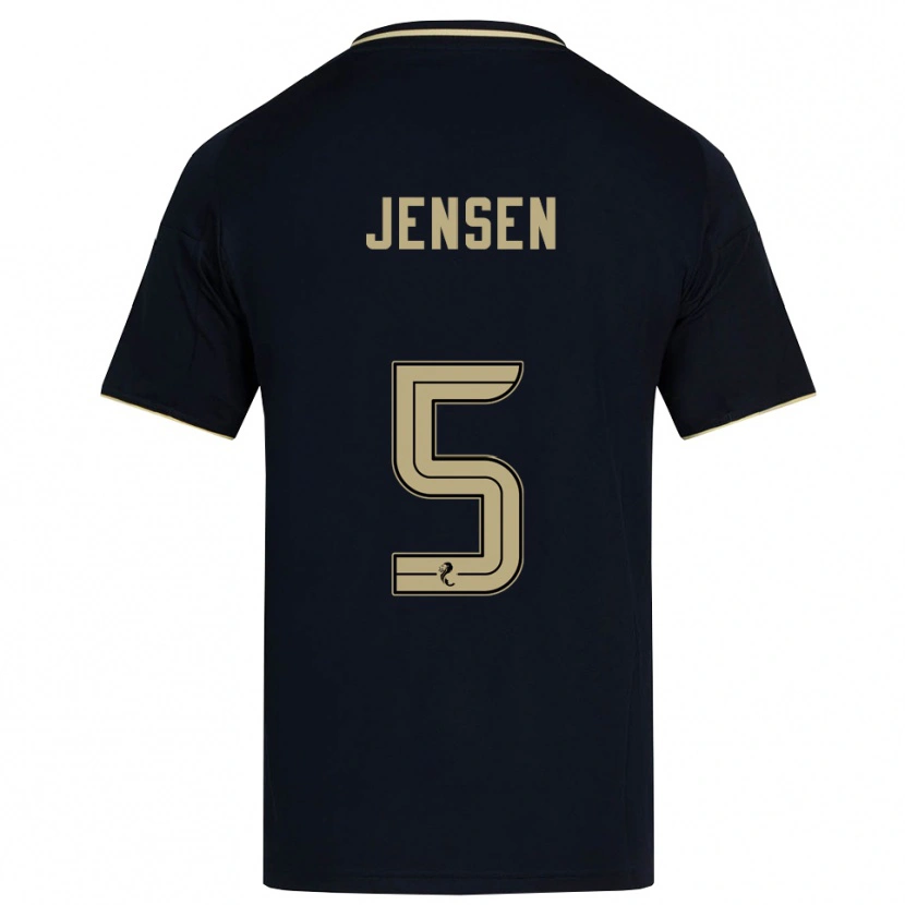 Danxen Kid Richard Jensen #5 Navy Gold Away Jersey 2025/26 T-Shirt