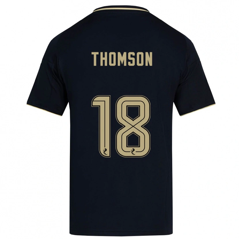 Danxen Kid Eva Thomson #18 Navy Gold Away Jersey 2025/26 T-Shirt
