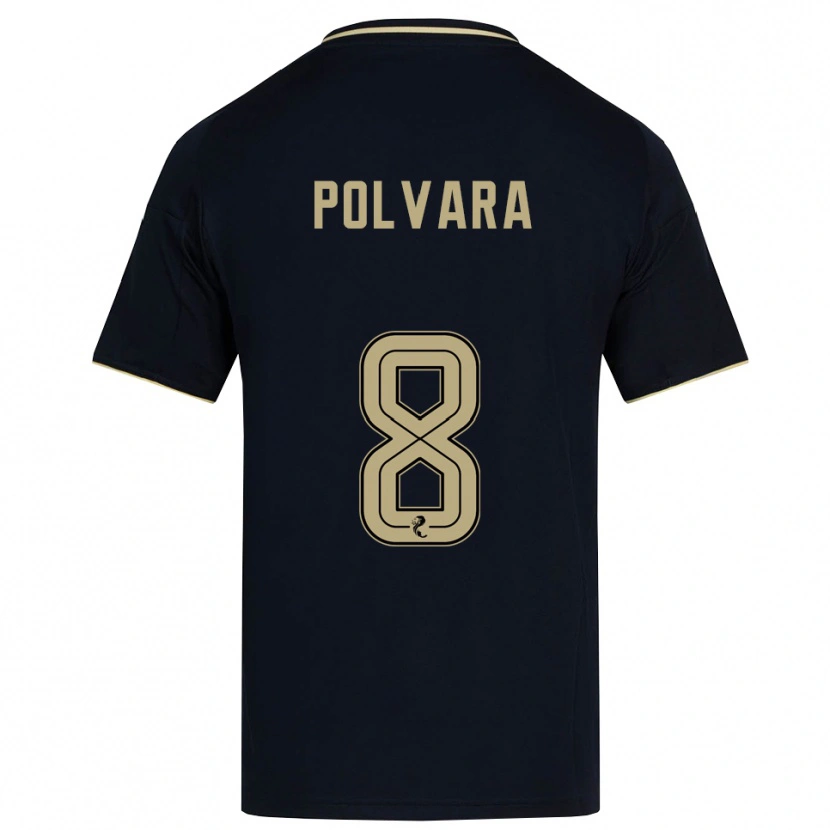 Danxen Kid Dante Polvara #8 Navy Gold Away Jersey 2025/26 T-Shirt