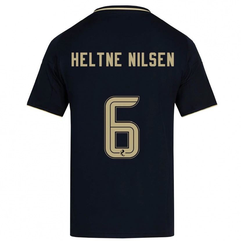 Danxen Kid Sivert Heltne Nilsen #6 Navy Gold Away Jersey 2025/26 T-Shirt