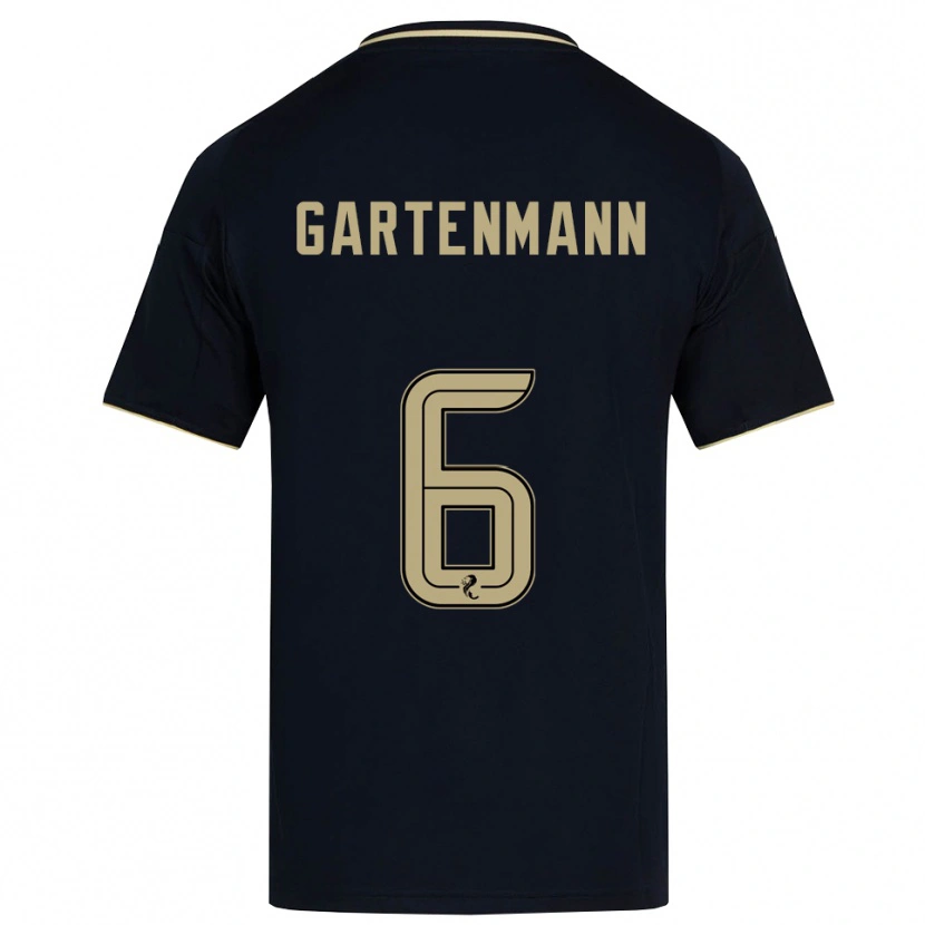 Danxen Kid Stefan Gartenmann #6 Navy Gold Away Jersey 2025/26 T-Shirt
