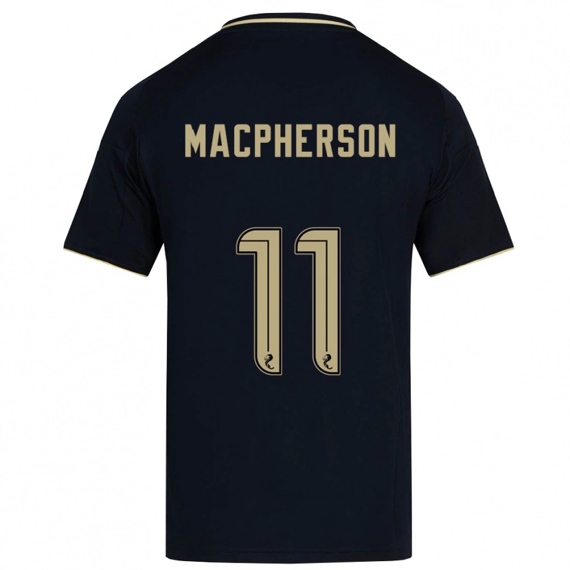 Danxen Kid Keira Macpherson #11 Navy Gold Away Jersey 2025/26 T-Shirt