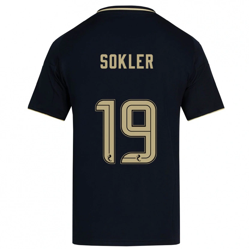 Danxen Kid Ester Sokler #19 Navy Gold Away Jersey 2025/26 T-Shirt